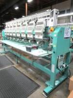 Tajima TFMX-IIC1508- 8 Head - 15 Needle - Automatic Embroidery Machine