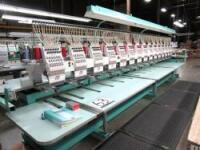 Tajima TEHX-C1215 - 15 Head - 12 Needle - Automatic Embroidery Machine