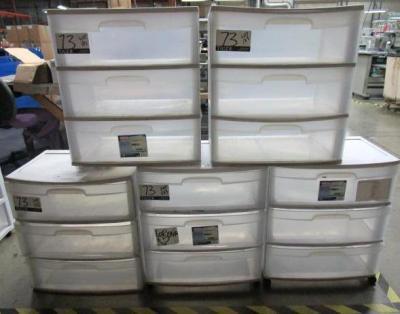 Sterlite 3-Drawer Carts
