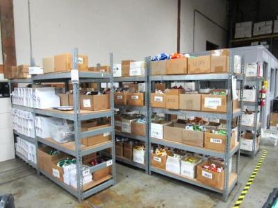 4-Shelf Steel Shelving Units