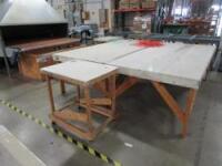 Wooden Tables & Basket