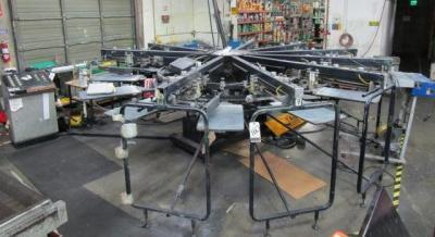 TAS America Automatic Carousel Screen Printing Machine