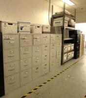 File Cabinets & Steel Shelving Unit