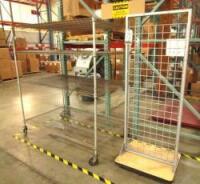 Grid Display & Wire Shelving Rack