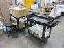 Uline Plastic Utility Carts-Black - 2