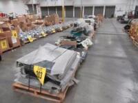 LOT MMD EQUIPMENT PARTS, METAL COVERS, PANELS, DOORS, AIRMAN PARTS, (20 PALLETS)