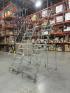 Uline 10-Step Rolling Ladder - 3