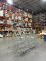 Uline 10-Step Rolling Ladder