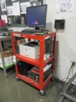 Uline Warehouse Computer Cart