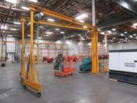 DUAL COFFING JLC 2 TON HOIST WITH ROTATIONAL CRANE, 20'FT SPAN