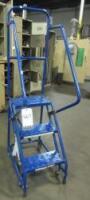 Rolling Steel Warehouse Ladder