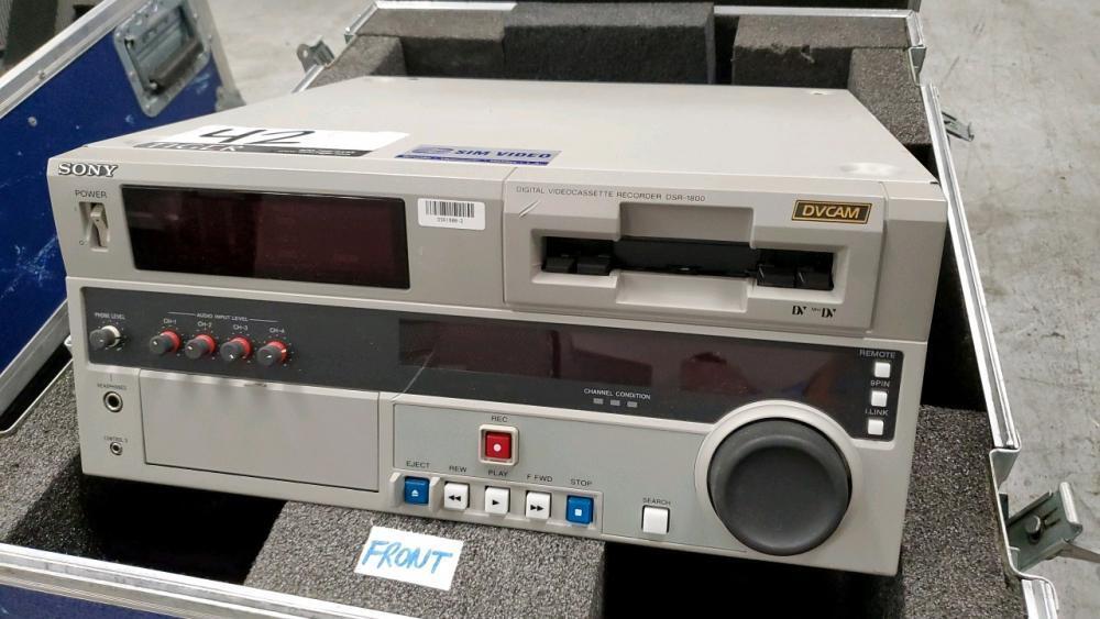 SONY DSR1800 P LECTEUR / ENREGISTREUR VIDEO DV SONY DSR1800 P LECTEUR / ENREGISTREUR VIDEO DV