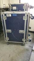 ECM - FLIGHTPACK SHOCKMOUNT RACK ON WHEELS 19RU CASE
