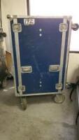 ECM - FLIGHTPACK SHOCKMOUNT RACK ON WHEELS 23RU