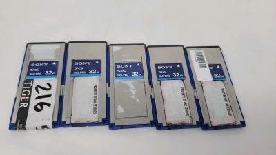 SONY 32GB SXS PRO MEMORY CARDS