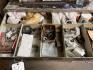 Lot Steel Parts Bin with Contents - 2