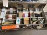 Lot Steel Parts Bin with Contents - 3
