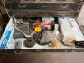 Lot Steel Parts Bin with Contents - 5