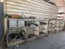 Lot Parts Bin, Table, Shelving, Assorted Parts - 9