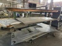 Lot Material Rack with Contents