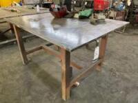 Industrial Steel Work Table