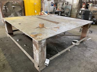 Industrial Steel Work Table