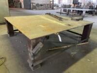 Industrial Steel Work Table