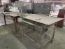 Lot (2) Work Tables, Cart, Cabinet