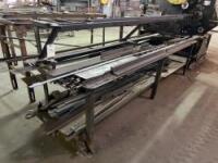 Lot Material Rack, (2) Conveyors