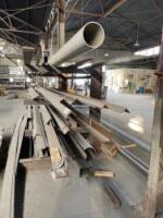 Lot Material Rack with Contents