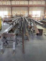 Lot Material Rack with Contents