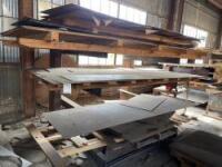 Lot Material Rack with Contents