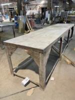 Lot (2) Work Tables, Shop Desk