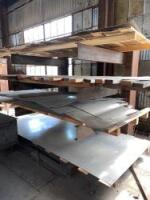 Lot Material Rack with Contents