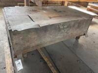 Lot (2) Rolling Work Tables