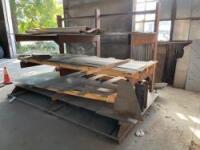 Lot Material Rack with Contents