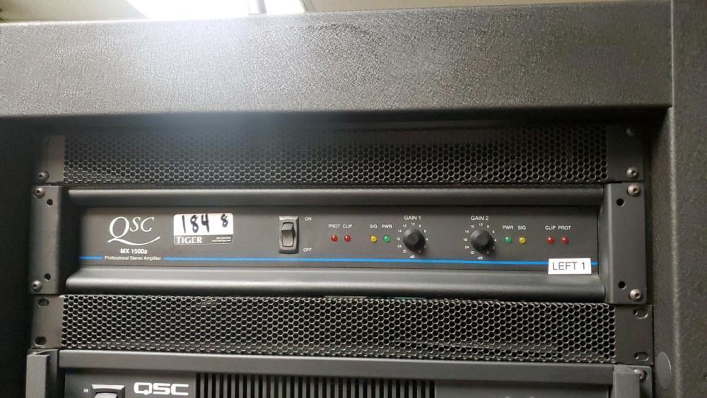 QSC MX 1500a Professional Stereo Amplifiers