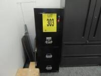 FIREKING 25 4 DRAWER FILE CABINET, (WITH KEY)