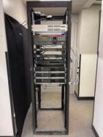Lot Digital Cinema Media Rack with Contents