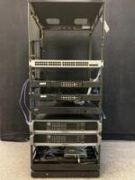 Lot Digital Cinema Media Rack with Contents