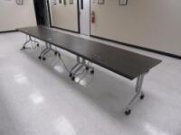 LOT (3) 5'FT X 30" OFFICE TILT TABLE WITH AC POWER