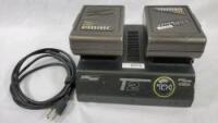 Anton Bauer Dual Charger w/Anton Bauer Dionic HC Batteries