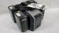 IDX VL-4S Quad Charger w/IDX Endura Batteries