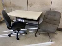 Lot Desk and Chairs