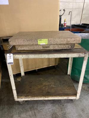 Lot Surface Plate and Rolling Cart