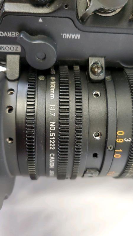 Canon J20ax8B4 IRS SX12 IF20x 8-160mm Zoom Lens w/Macro