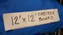 12X12 Chroma Blue & 12X12 Checker Board - 6