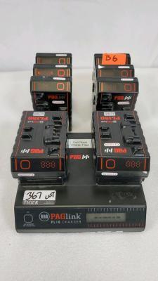 Paglink Stackable Charger and PL150 Batteries