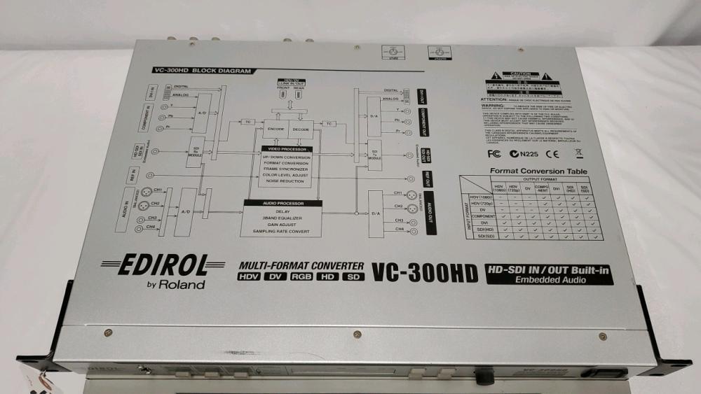 12). VC-300HD / MULTI-FORMAT CONVERTER 映像信号用マルチ