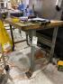 Lot Rolling Cart and Industrial Table - 2